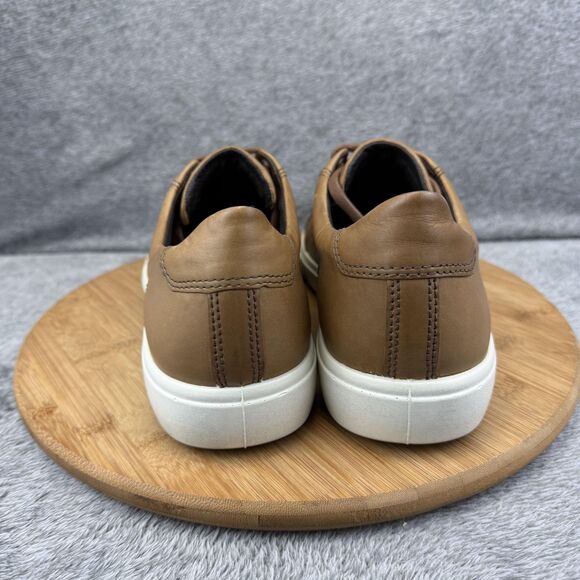 ECCO Shoes Mens Size 11 Brown Leather Low Top Walking Sneakers 430864-02283 main image 7